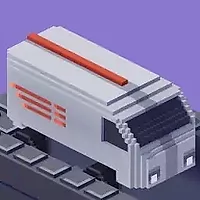 Parkeer de bestelwagen