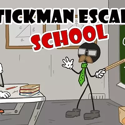Stickman Ontsnapt uit School