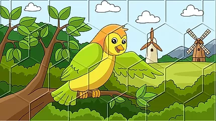 Vogels Hex Legpuzzel