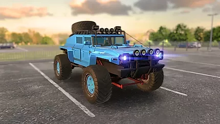 Off-road 4x4 Jeep-simulator